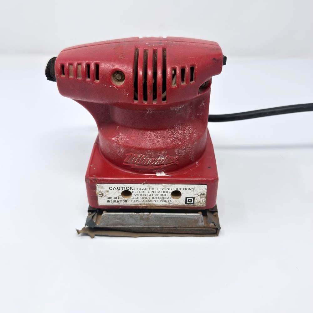 Milwaukee 6016 1/4 Sheet Finishing Sander Corded Heavy Duty Vintage Electric